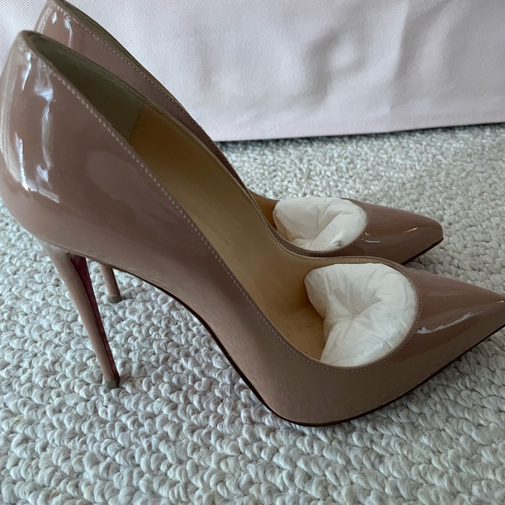 Christian Loub patent leather So Kate heels. Never worn, no box.